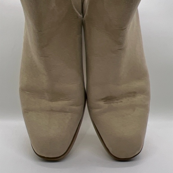 14th Union Bootie Womens Size 9.5 Chelsea Suede Pull On Style Ankle Bootie Beige - Picture 5 of 6